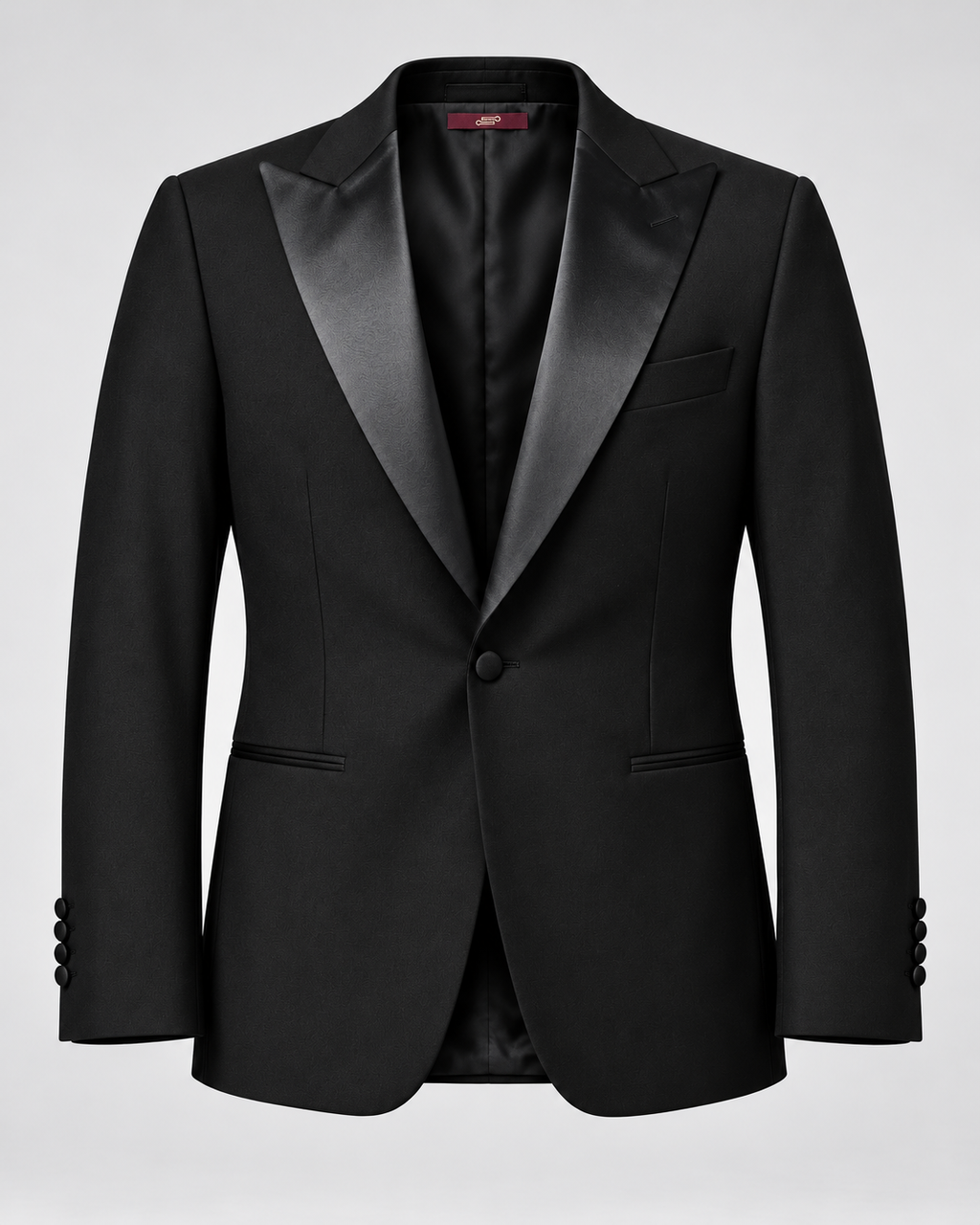Tailored fit AV1 suit Black- (pure S150’ wool)