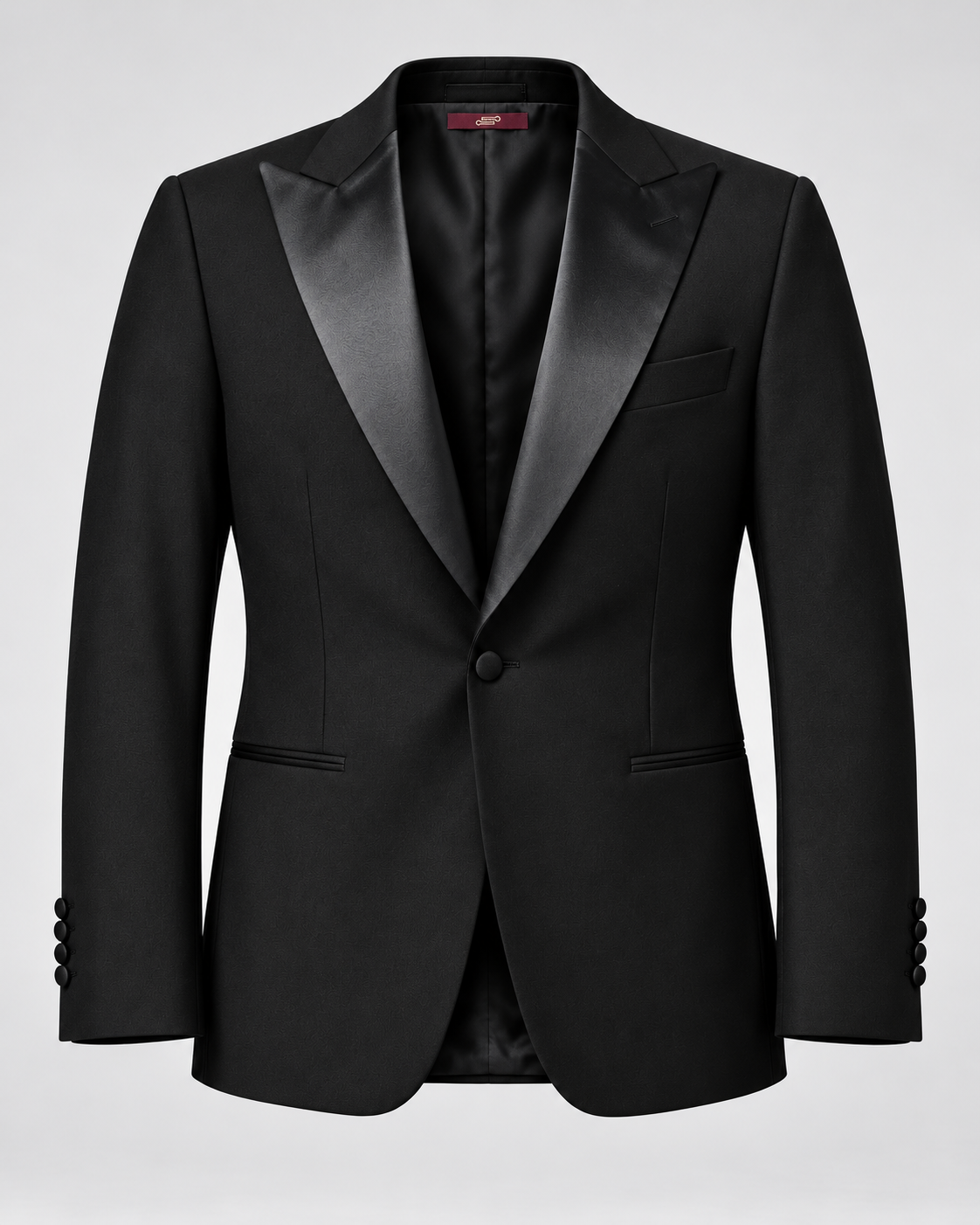 Tailored fit AV1 suit Black- (pure S150’ wool)