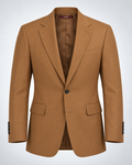 Tailored fit AV1 suit  (pure S150’ wool)/BROWN