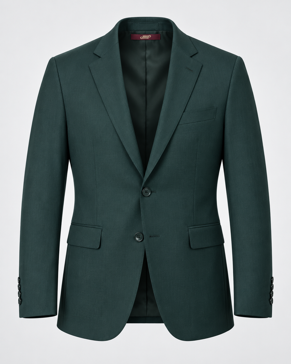 Tailored fit AV1 suit (pure S150’ wool)/GREEN