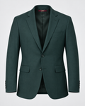 Tailored fit AV1 suit (pure S150’ wool)/GREEN