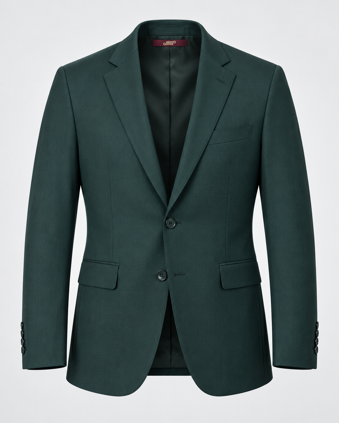 Tailored fit AV1 suit (pure S150’ wool)/GREEN