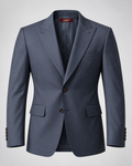 Tailored fit AV1 suit (pure S150’ wool) DARK GREY
