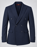 Tailored fit AV1 suit/NAVY BLEU