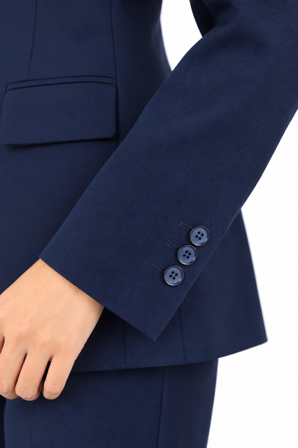Tailored fit AV1 suit/NAVY Blue