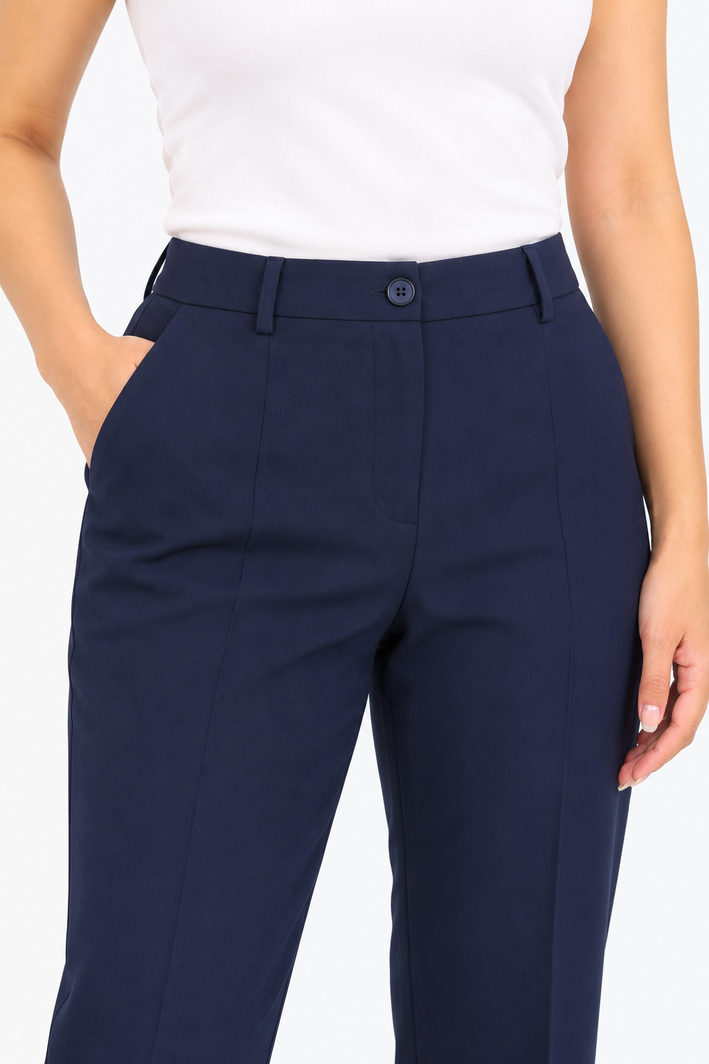 Tailored fit AV1 suit/NAVY Blue