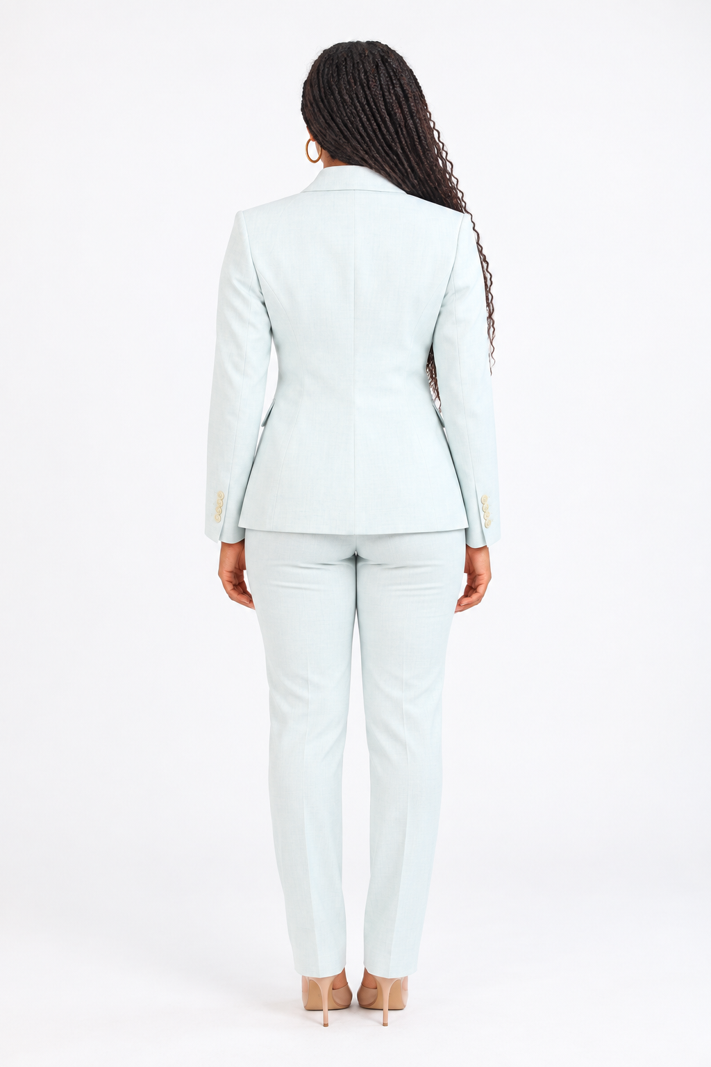 Tailored fit AV1 suit/Light Blue