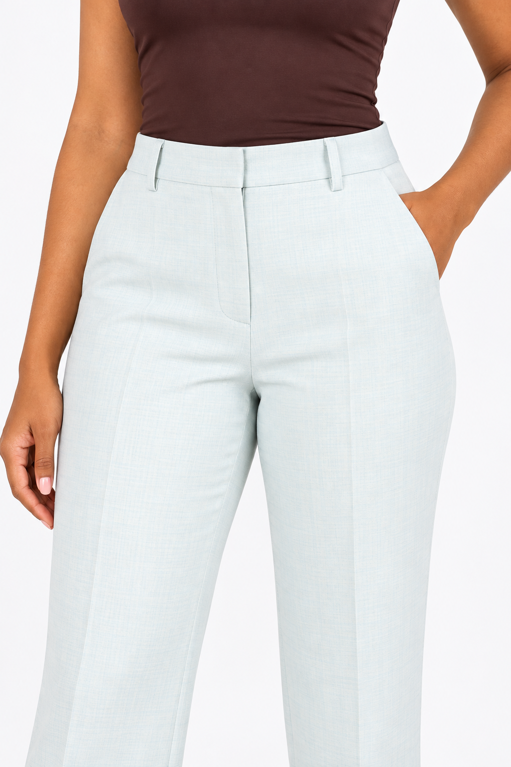 Tailored fit AV1 suit/Light Blue