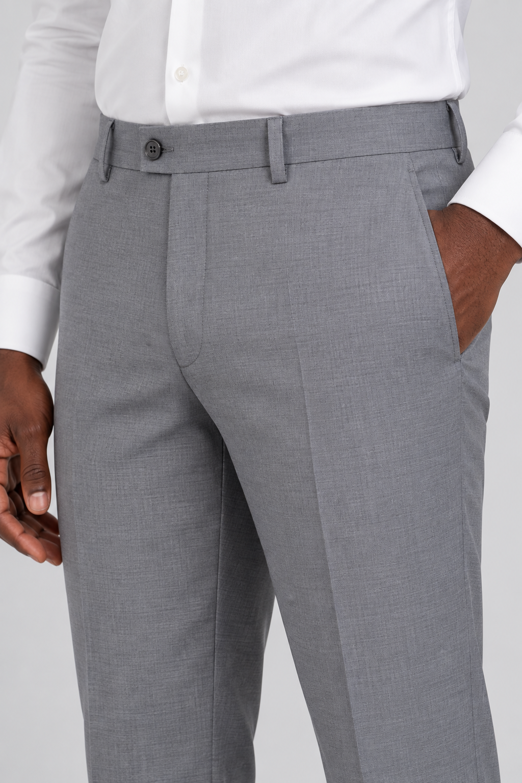 Tailored fit AV1 suit (pure S150’ wool)/GREY