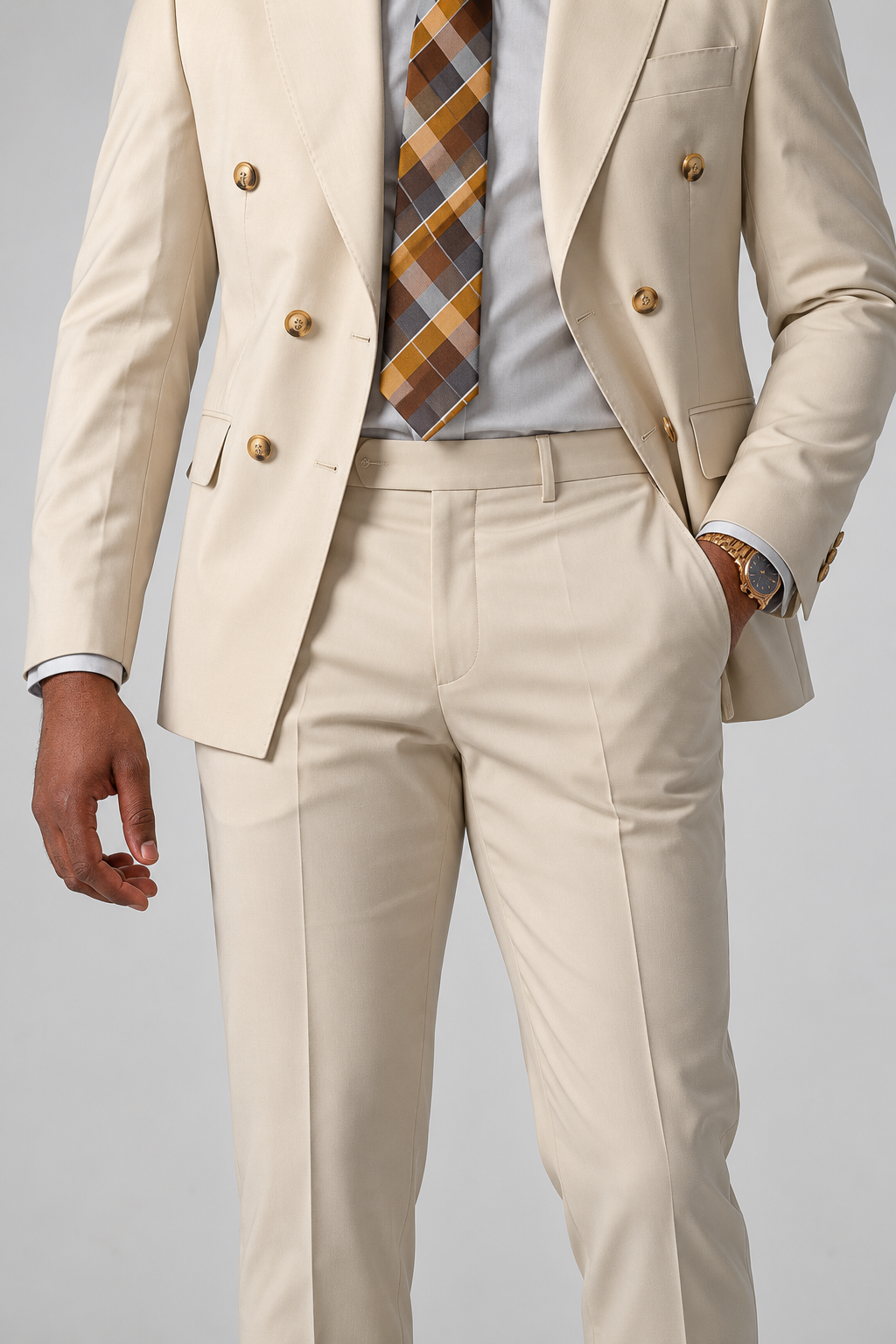 Tailored fit AV1 suit (pure S150’ wool)/