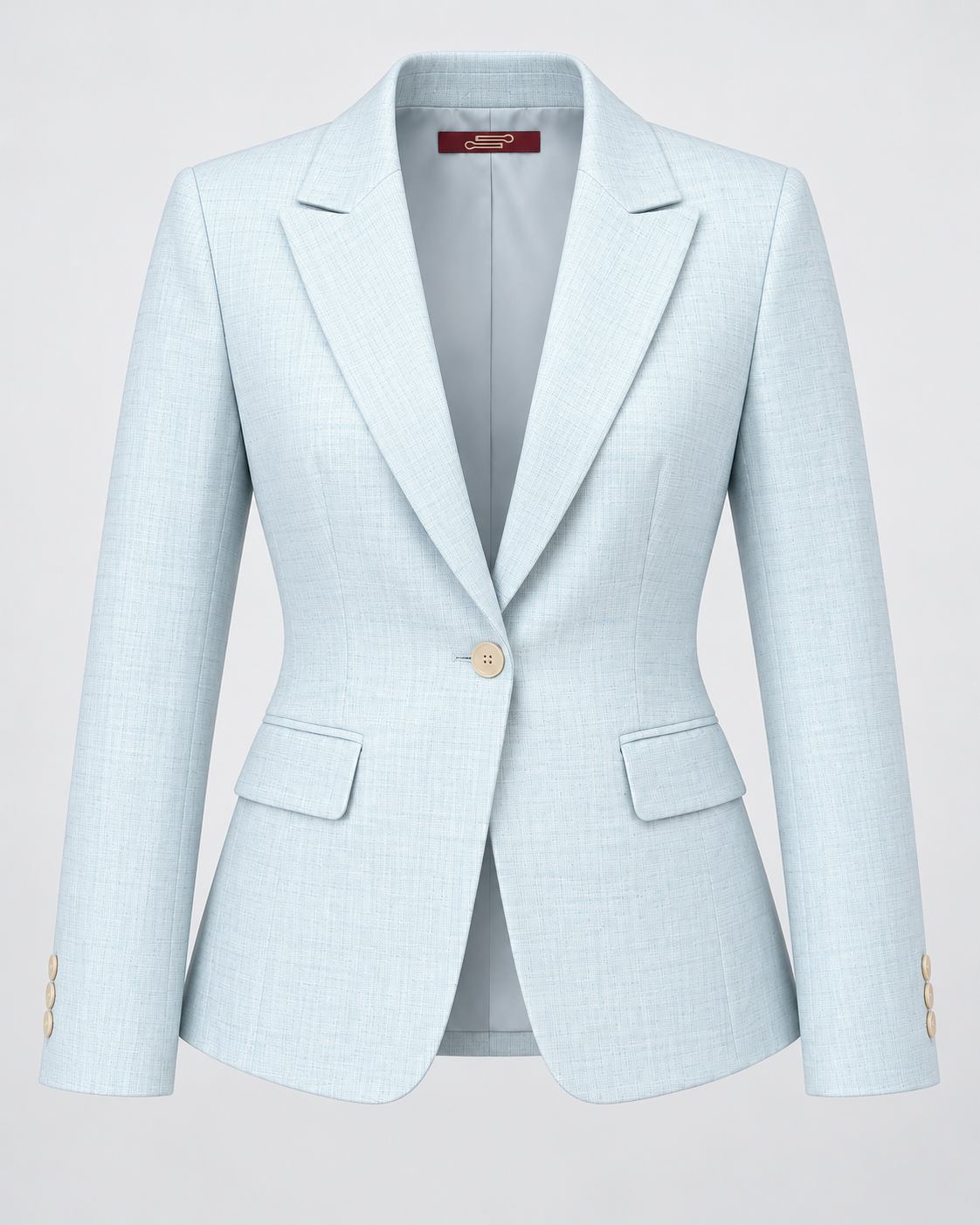 Tailored fit AV1 suit Light Blue