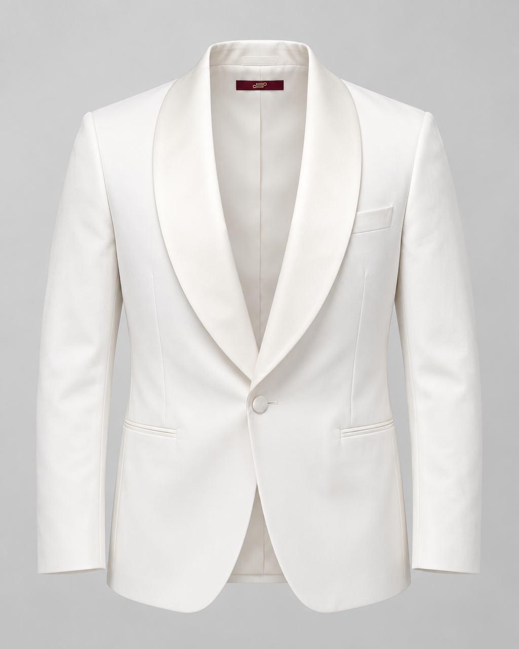 Tailored fit AV1 suit/ WHITE