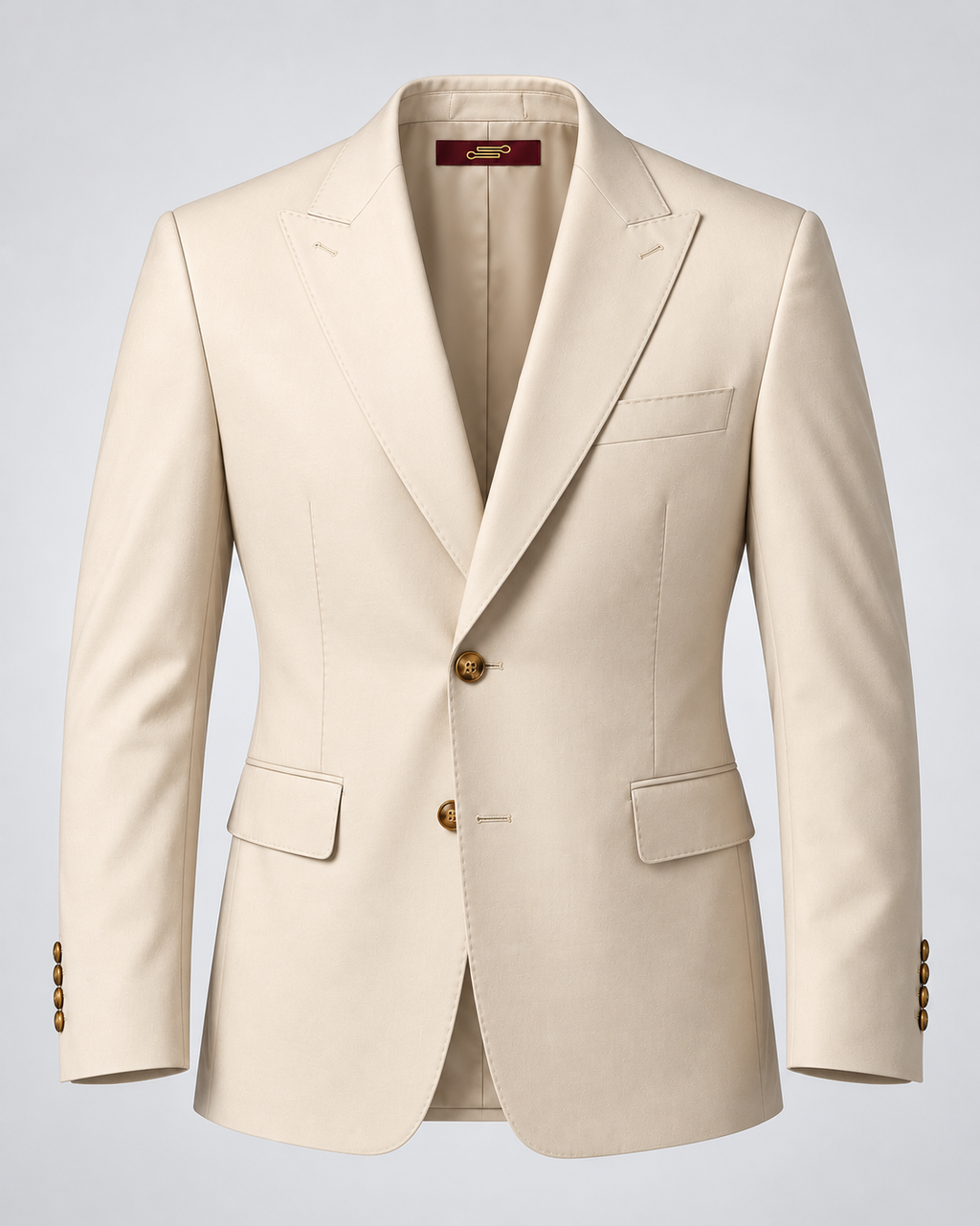 Tailored fit AV1 suit (pure S150’ wool)ivory / cream (off-white)