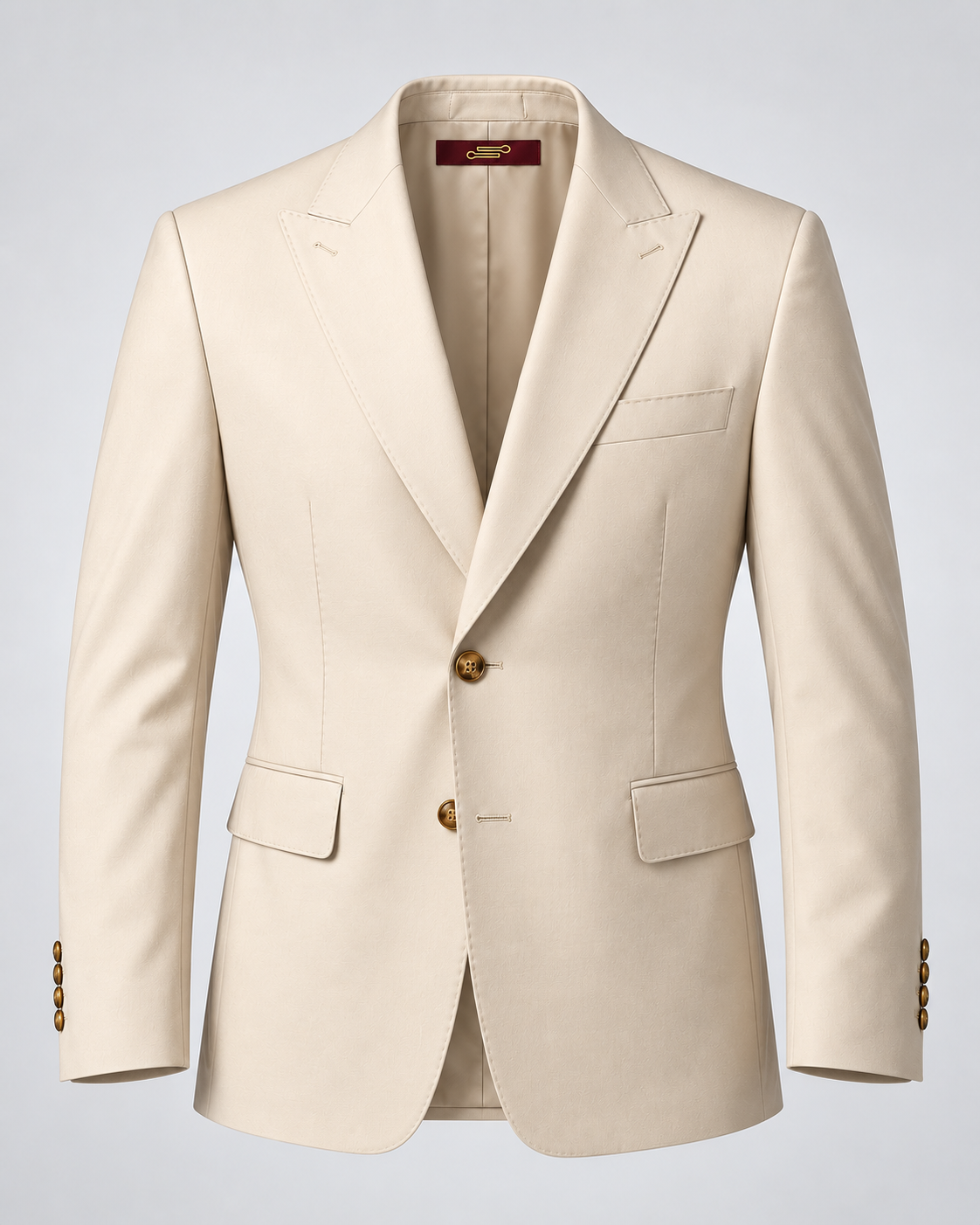 Tailored fit AV1 suit (pure S150’ wool)ivory / cream (off-white)